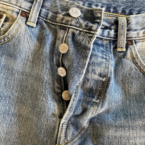 Re/Done Style 88903M50STRA 3 Year Wash Button Fly / 29 - Picture 2 of 12